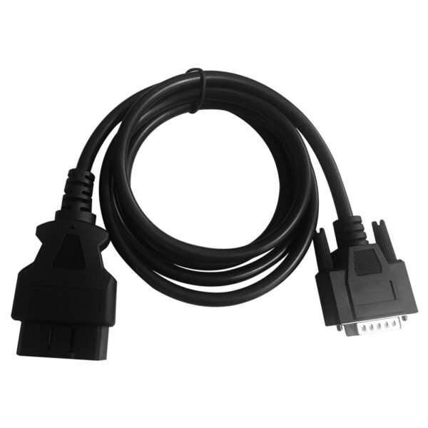 OBD2 Male to DB15P Male Extension Cable 16C Round Wire OD7.0 Car Fault Diagnostic Tool Connection Cable - Image 2