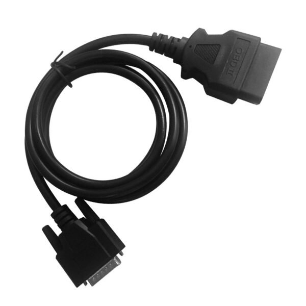 OBD2 Male to DB15P Male Extension Cable 16C Round Wire OD7.0 Car Fault Diagnostic Tool Connection Cable