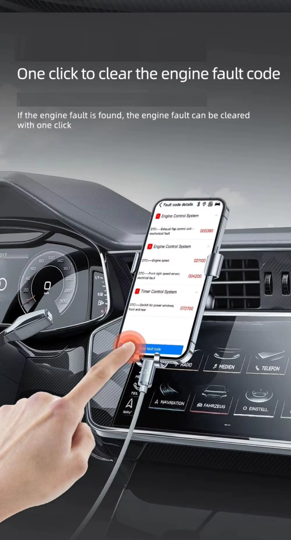 Auto OBD B25 Bluetooth Analyzer Multi-Function ELM327 Plastic Fault Detector Electric Power Diagnostic Scanner for Cars - Image 13