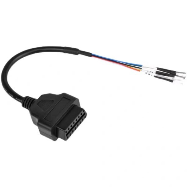 OBD Female 16Pin K Can Adapter Cable Engine Fault Detector Connector Line Fits Truck Car Motorcycle K+Can Hight Quality