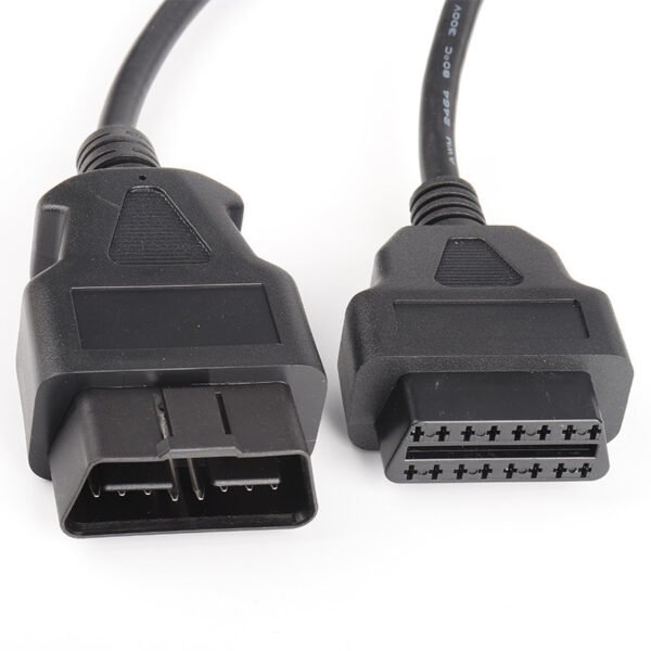 16 Pin Male Female J1962 Car OBD 2 OBDii Connector Extension Cable - Image 3