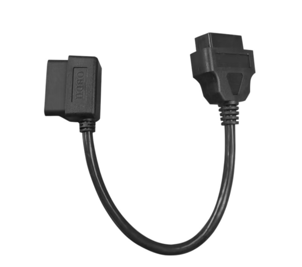 OEM Elbows 30CM Round OBD Diagnostic Cable Male To Female 16Pin OBD2 Extension Adapter