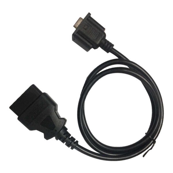 Car OBD2 Male to DB9P Female OD7.0 16C Extension Cable Full 16 Pin Car Fault Diagnosis Instrument Connection Cable
