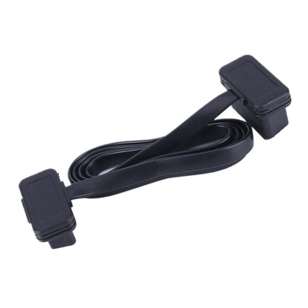 Car OBD elbow male to female extension cable full 16 Pin 8 Core Noodle Cable Car Fault Diagnostic Instrument Connection Cable - Image 2