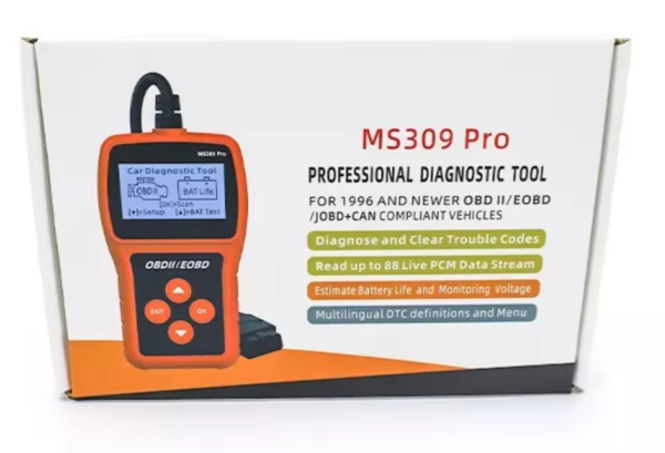 OBD2 Code Reader Scanner Tool Computer Car Diagnostic Instrument MS309 Pro - Image 6