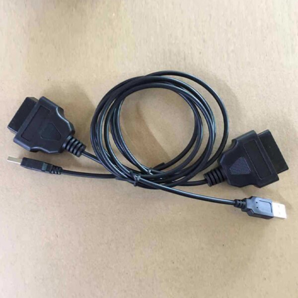 OEM 16 Pin OBD2 OBDII OBD 2 Female to USB 2.0 a Male Cable - Image 3