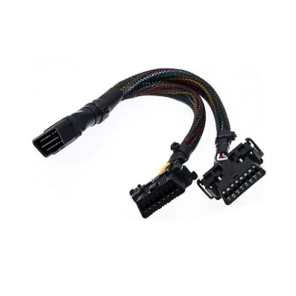 Manufacturer Wholesale OBD 1 to 2 Extension Cable With Braided Mesh Suitable For Kia Toyota Series - Image 4