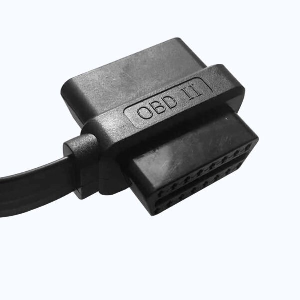 OBD Cable J1962 16 Pin Flat OBD Adapter Cable Male To Female T-Type 30 CM - Image 3
