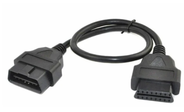 30cm OBD-II Diagnostic Tool Cable Extension