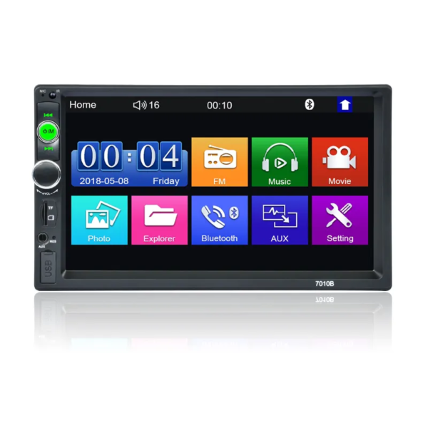 7010B Universal 7''touch screen In Car DVD radio player Mirror Link Car MP5 Player Car audio player