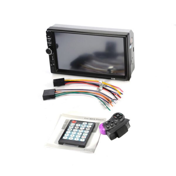 HD 7inch Autoradio 2 Din Car Radio Touch Screen Car Audio BT Usb Rear View Image MP5 Payer 7012B - Image 7