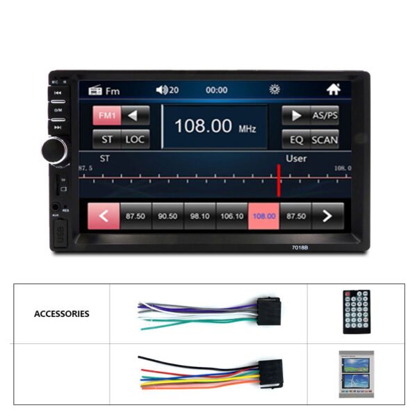 Factory Provide 7 Inch Touch Screen Double DIN Player 7018B 2 Din Video Stereo Radio Car MP5 Player - Image 7