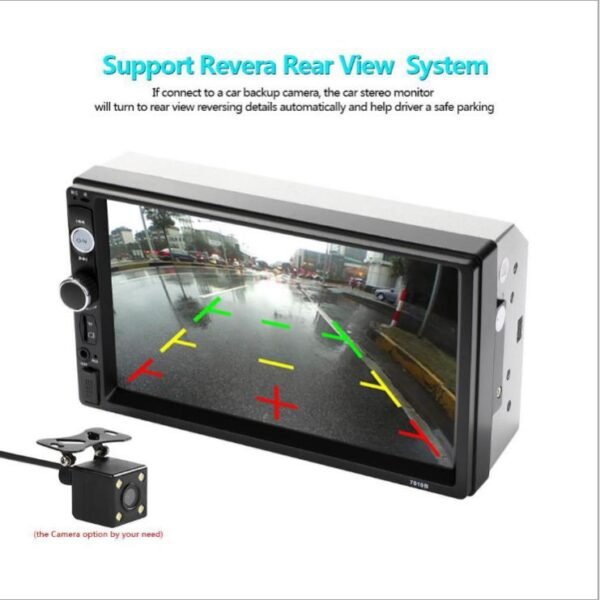 Car MP5 7023B Touch Screen 7inch 2din Touch Button Car Video Support Radio Tuner Mirror Link FM - Image 4
