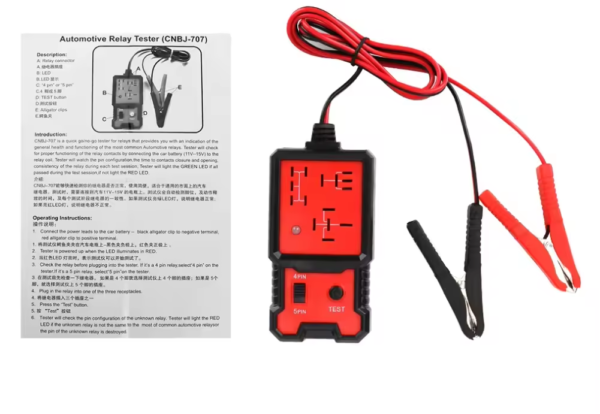 Automobile Relay Tester BJ-707 Type Detector Circuit Detector Maintenance Tool - Image 5