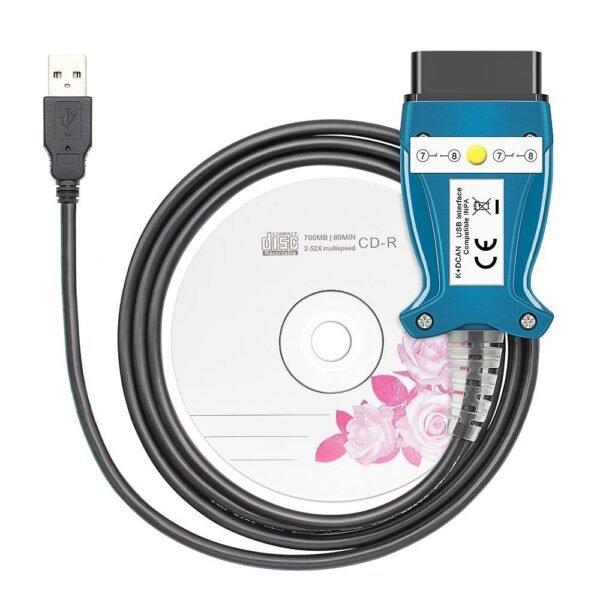 OBD FT232 Chip 9241 Diagnostic Cable for BMW E Chassis Engine Analyzer INPA KDCAN Push Switch