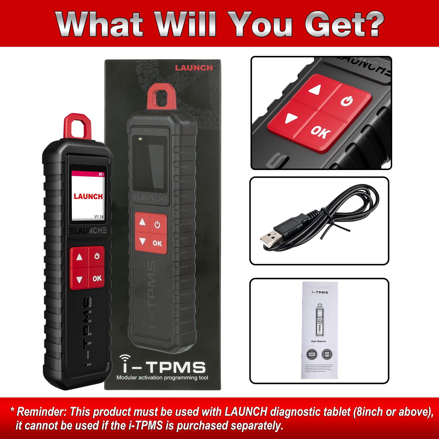 Tyres Pressure Sensor Reset LAUNCH ITPMS X431 Tpms Programming Tool 433 315MHZ Upgraded Model of TSGUN - Image 7