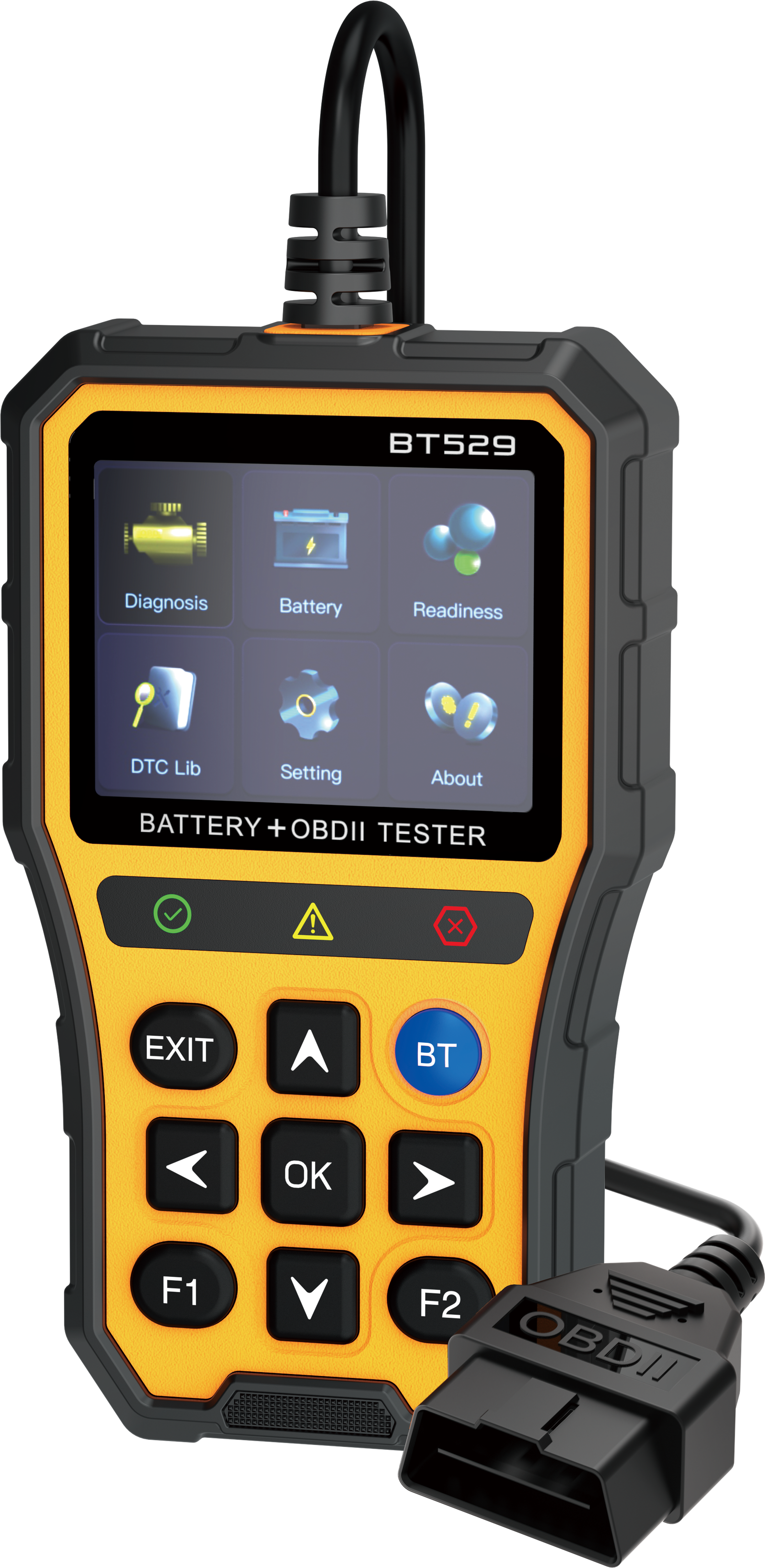 Hotselling car battery tester with full system diagnostic function,I/M ready status - Image 3