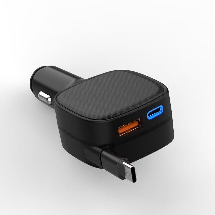 LM-705 60W PD car charger for iPhone 16 Pro Max